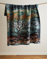 SALMON FALLS BLANKET<br>BLUE/GREEN MULTI