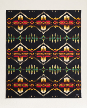 FOUR CORNERS BLANKET<br>BLACK MULTI