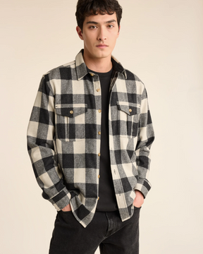MEN'S BUFFALO CHECK SCOUT SHIRT<br>OXFORD/NAVY