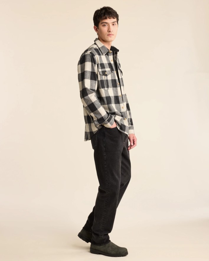 MEN'S BUFFALO CHECK SCOUT SHIRT<br>OXFORD/NAVY