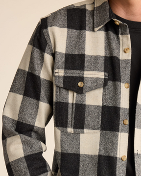 MEN'S BUFFALO CHECK SCOUT SHIRT<br>OXFORD/NAVY