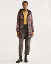 WOMEN'S SAPPHIRE LONG PACKABLE PARKA<br>TUCSON BLACK