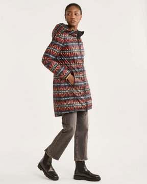 WOMEN'S SAPPHIRE LONG PACKABLE PARKA<br>TUCSON BLACK