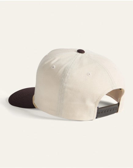 COWBOY FIVE PANEL SNAPBACK HAT<br>IVORY