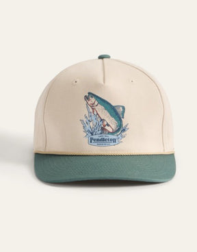 SALMON FIVE PANEL SNAPBACK HAT<br>BIRCH