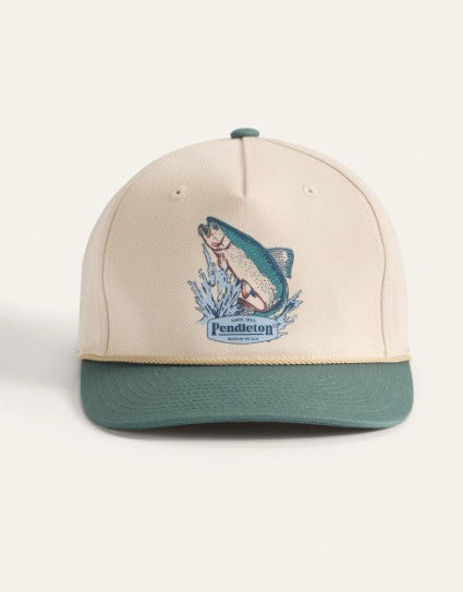 SALMON FIVE PANEL SNAPBACK HAT<br>BIRCH