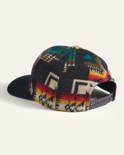PENDLETON WOOL SIX PANEL HAT<br>CHIEF JOSEPH BLACK
