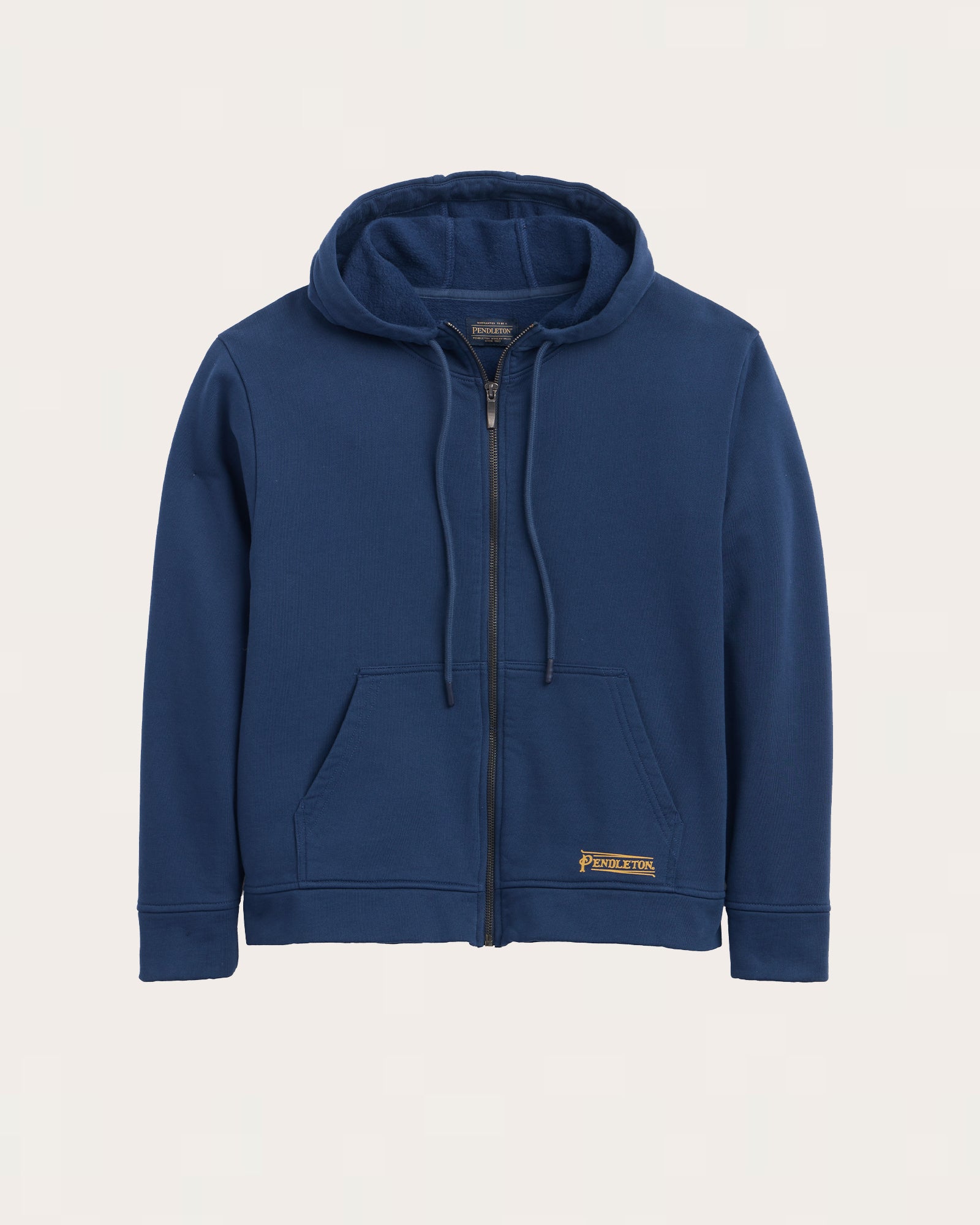 GRAPHIC ZIP-UP HOODIE<br>NAVY