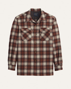MEN'S BOARD SHIRT<br>RUST/TAN OMBRE