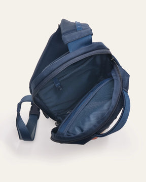 CREEKSIDE EXPLORER SLING BACKPACK<br>NAVY MULTI