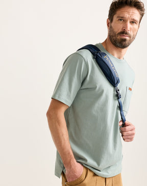 CREEKSIDE EXPLORER SLING BACKPACK<br>NAVY MULTI