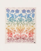 ALL THAT GROWS BLANKET - BY CHRISTI BELCOURT <br> IVORY MULTI