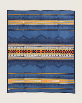 CASCADIA BLANKET<br>BLUE MULTI