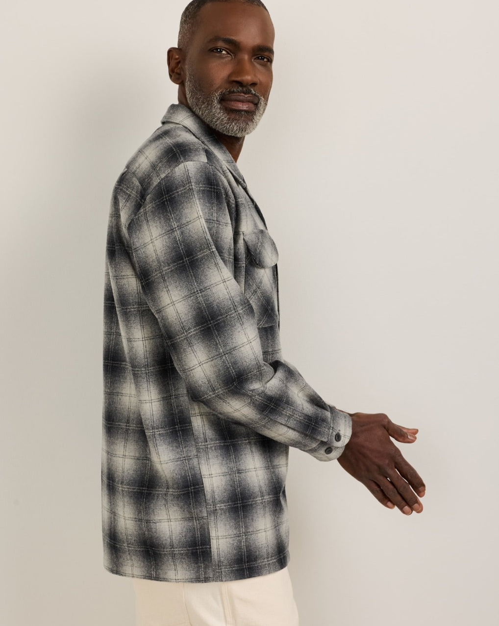 BOARD SHIRT<br>CHARCOAL OMBRE