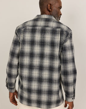 BOARD SHIRT<br>CHARCOAL OMBRE
