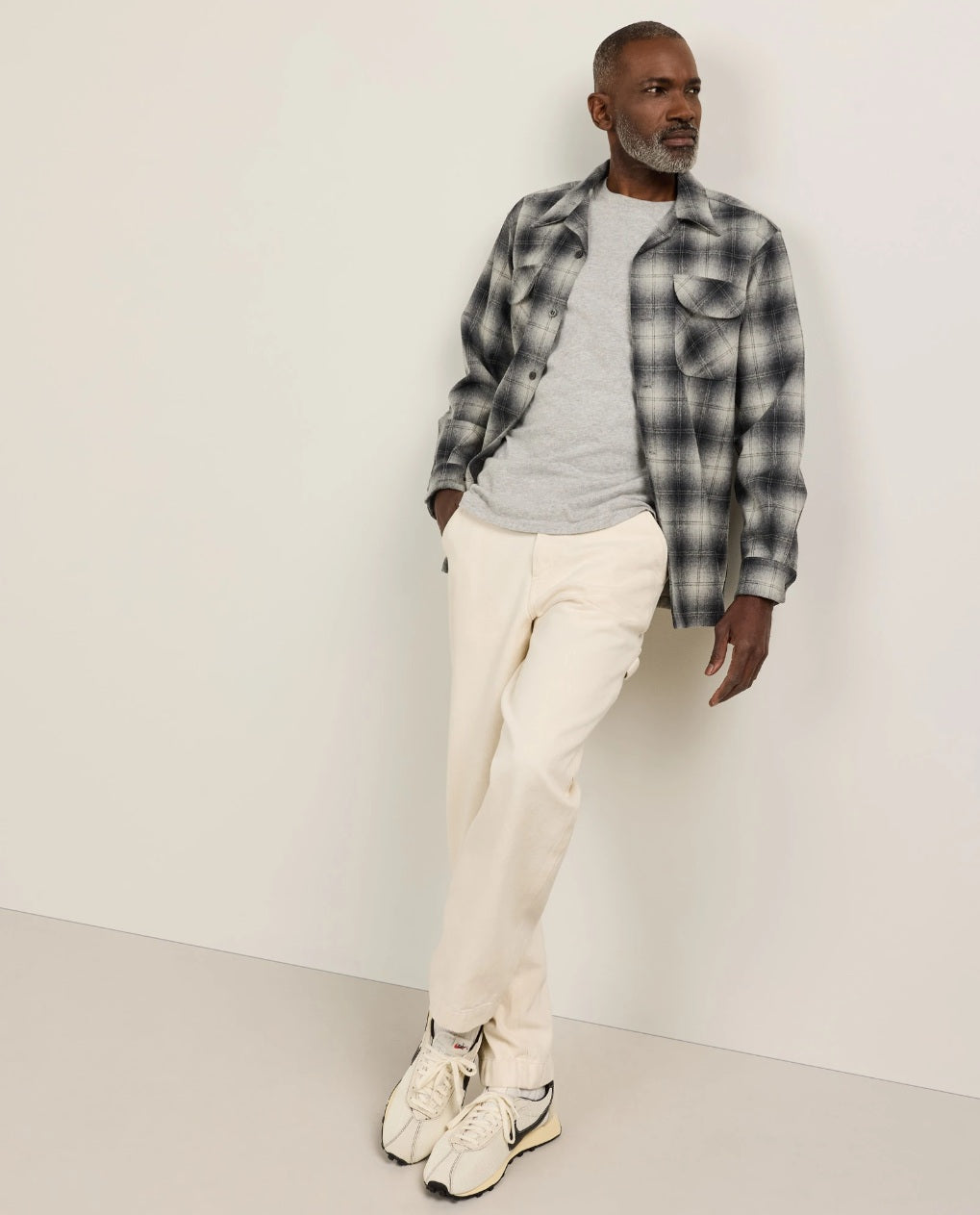 BOARD SHIRT<br>CHARCOAL OMBRE