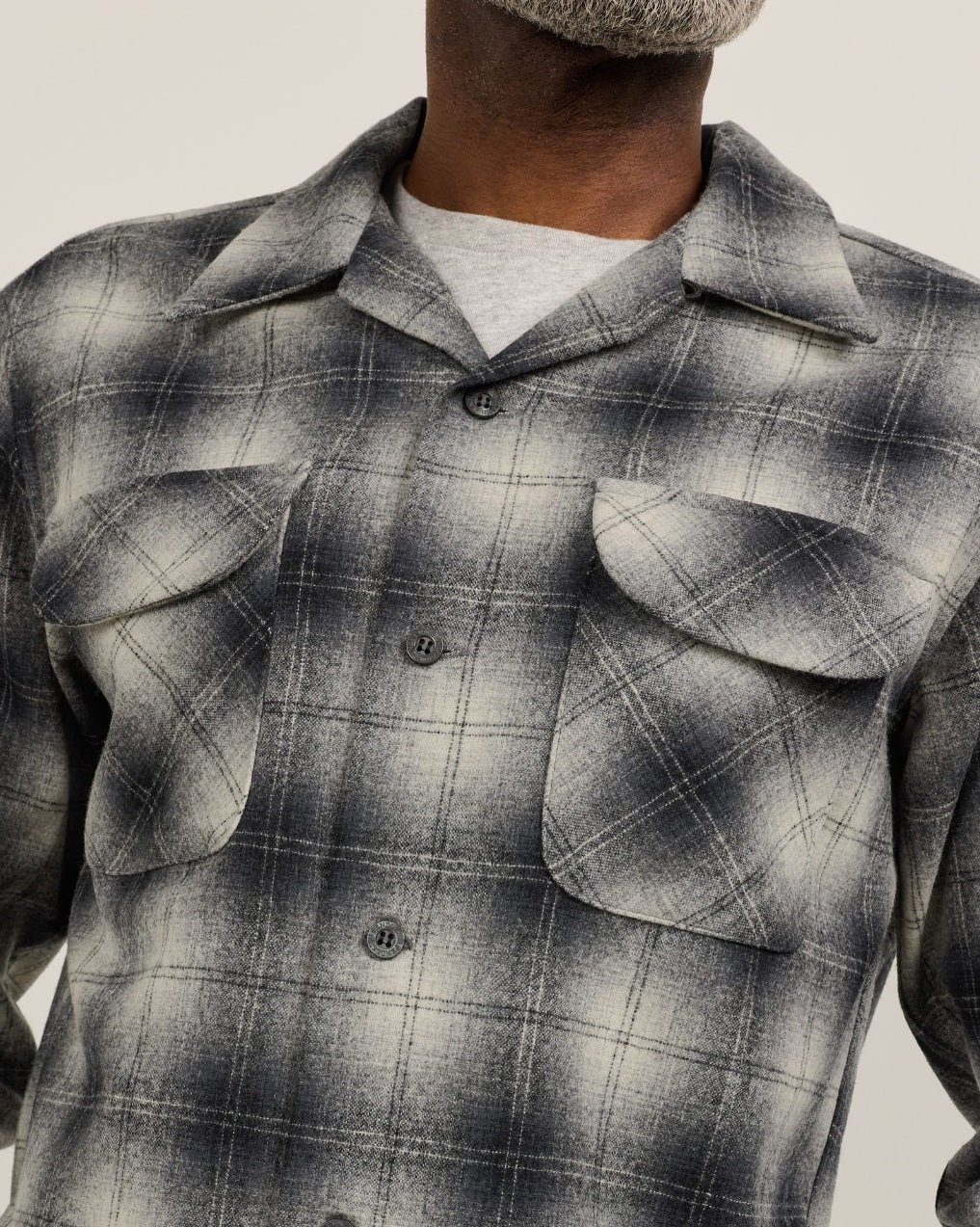 BOARD SHIRT - TALL<br>CHARCOAL OMBRE