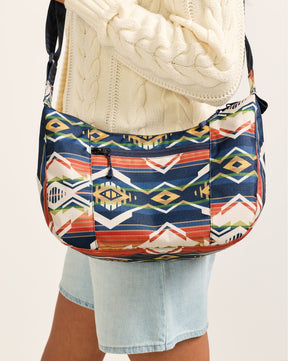 CREEKSIDE EXPLORER CRESCENT BAG<br>NAVY MULTI
