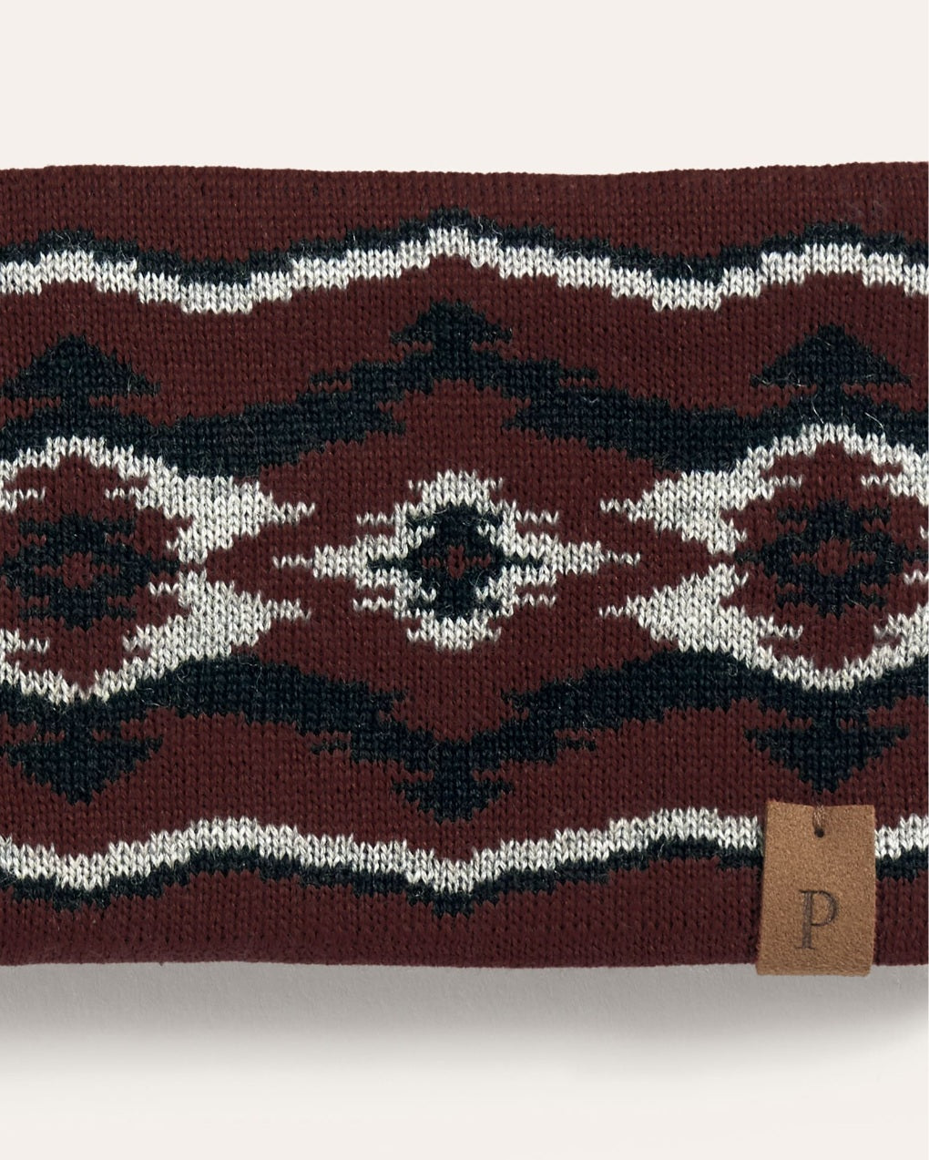 FLEECE-LINED HEADBAND<br>CROWN POINT RED