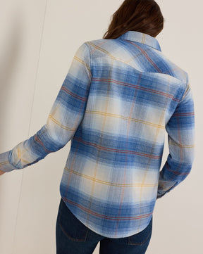 THE PERFECT ONE POCKET SHIRT<br>LIGHT BLUE OMBRE