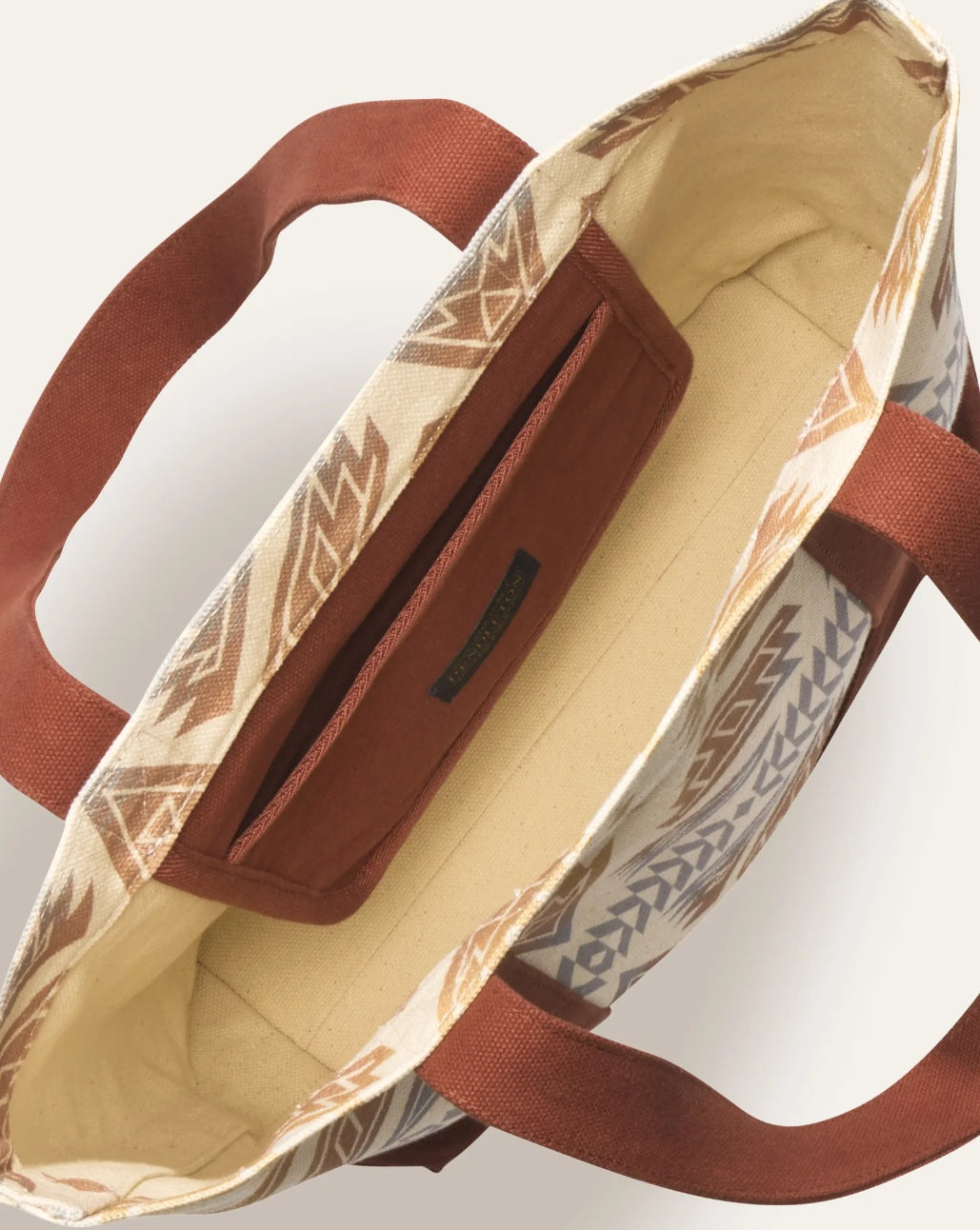 ASTORIA CANVAS MEDIUM TOTE<br>BRICK PONDEROSA
