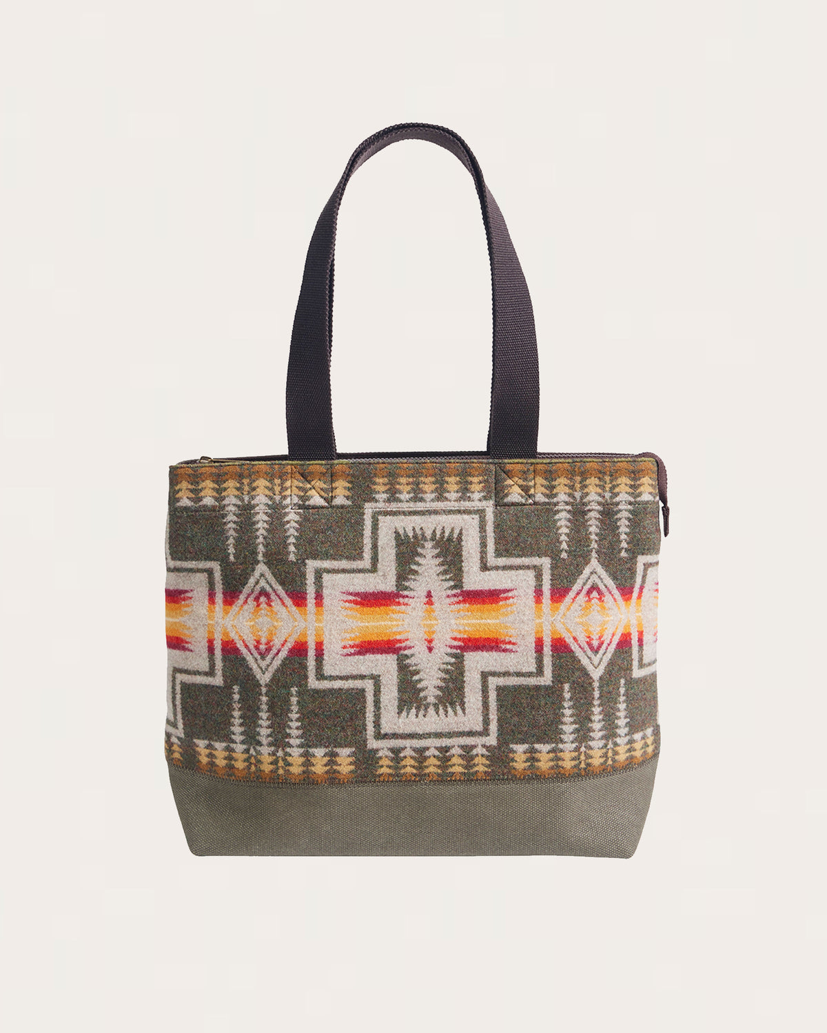 CITY ZIP TOTE<br>HARDING OLIVE