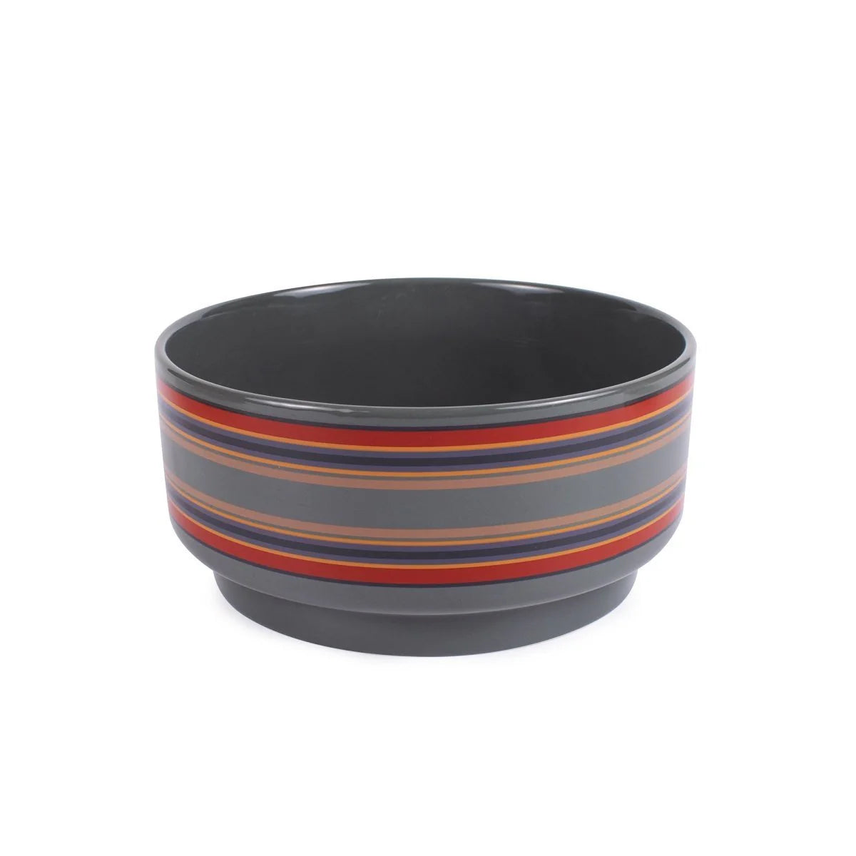 CERAMIC DOG BOWL<br>YAKIMA STRIPE