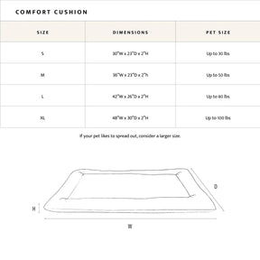 VINTAGE CAMP COMFORT CUSHION<br>MINERAL UMBER