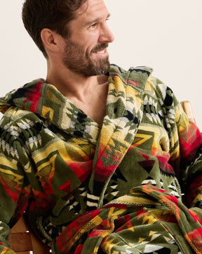 TERRY ROBE<br>PONDEROSA GREEN