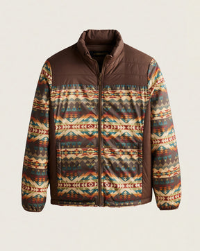 MEN'S GENESEE REVERSIBLE DOWN JACKET<br>SOLSTICE CANYON BROWN