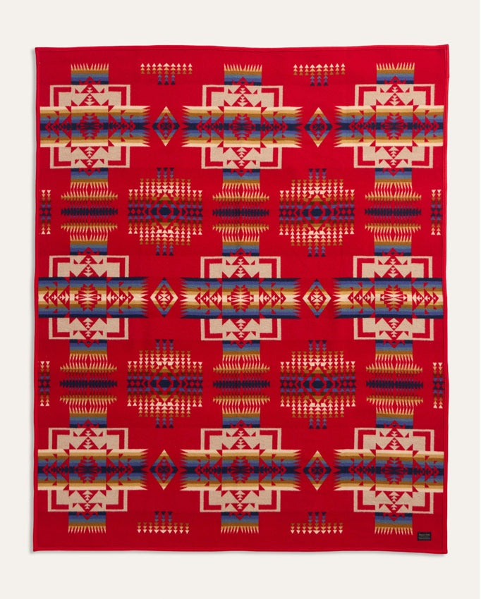 CHIEF JOSEPH JACQUARD ROBE<br>SCARLET