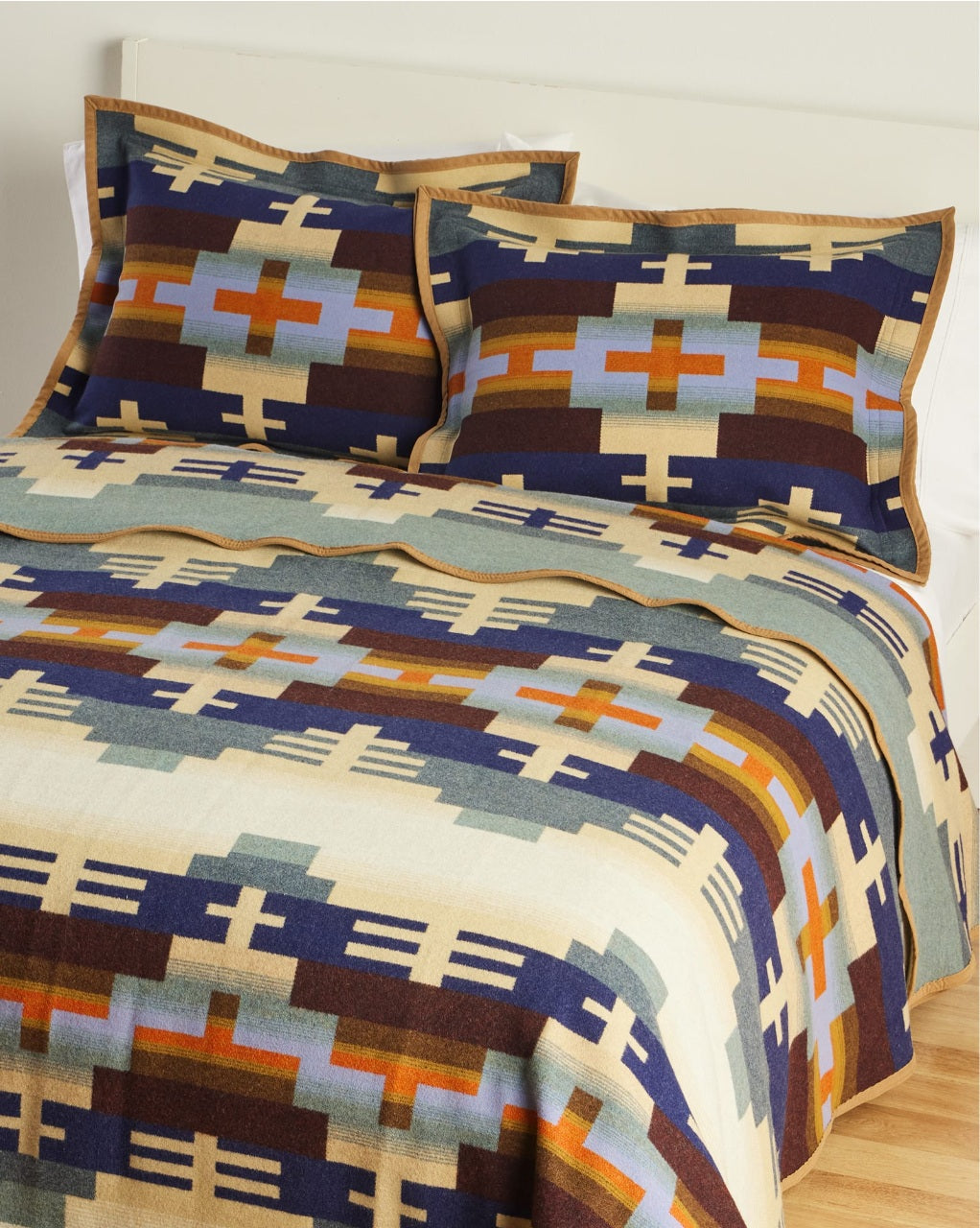 JACQUARD STANDARD SHAM, SUEDE<br>SHIPROCK