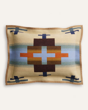 JACQUARD STANDARD SHAM, SUEDE<br>SHIPROCK