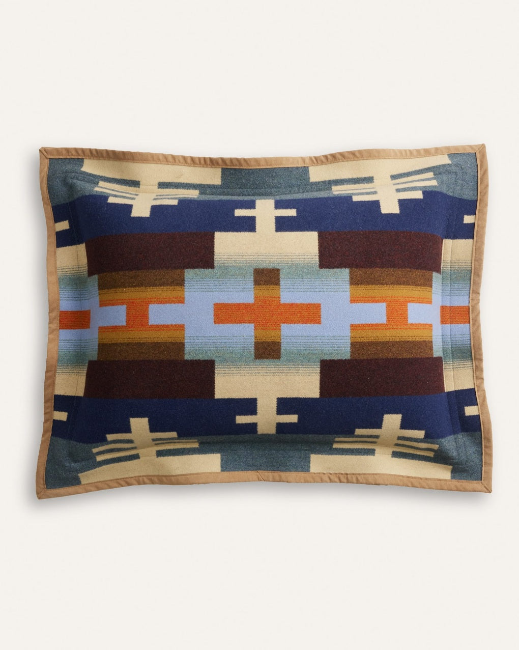 JACQUARD STANDARD SHAM, SUEDE<br>SHIPROCK