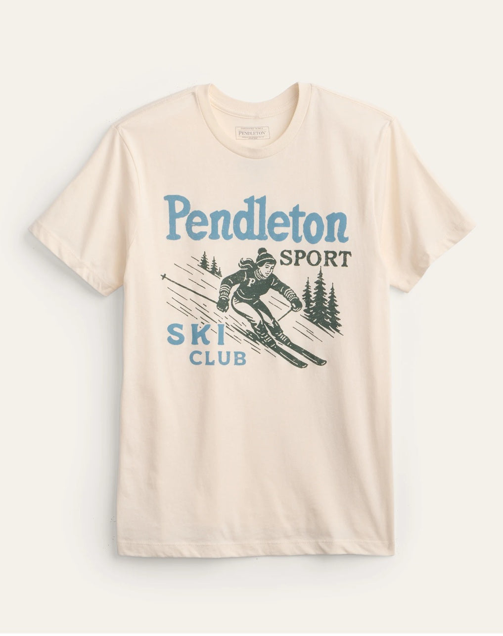 PENDLETON SKI GRAPHIC TEE<br>VINTAGE WHITE