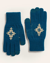 MERINO TEXTING GLOVE<br>SHIPROCK TEAL