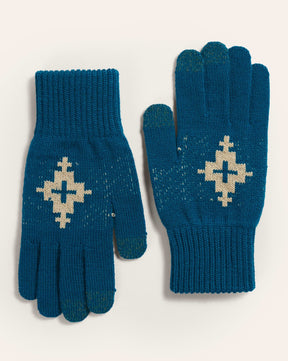 MERINO TEXTING GLOVE<br>SHIPROCK TEAL