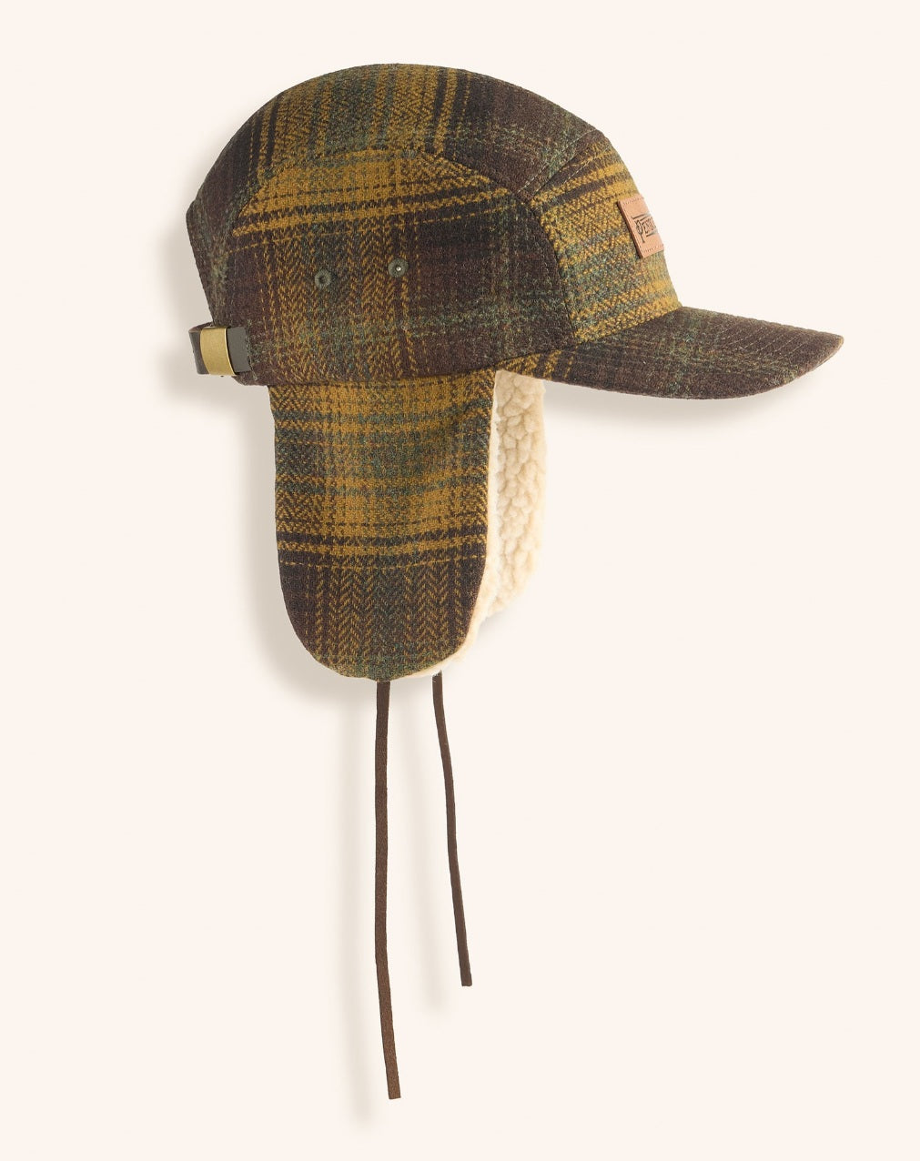 TIMBERLINE HAT<br>GREEN MIX/HERRINGBN PLAID