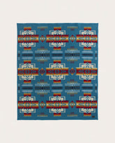 NEW CHIEF JOSEPH CRIB BLANKET<br>TURQUOISE
