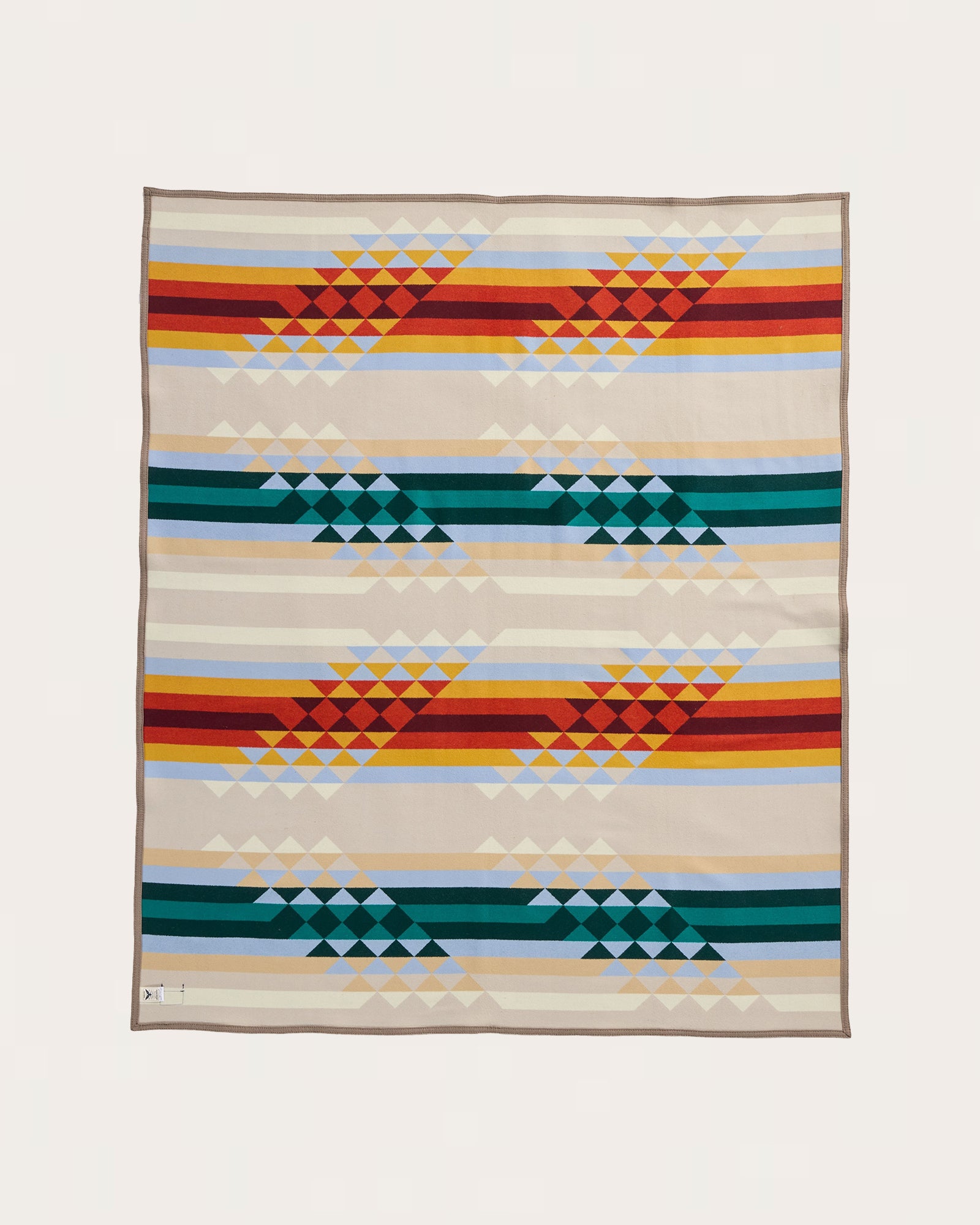 JACQUARD UNNAPPED BLANKET<br>MIDDLE WATERS