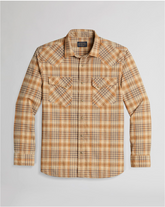 Wyatt Shirt <br> Tan/Blue Plaid