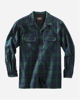 MEN'S PLAID BOARD SHIRT<br>BLACK WATCH TARTAN