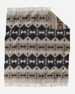 Jacquard Fringed Throw <br> Sonora