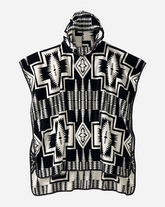 Adult Jacquard Hooded Towel <br> Harding Black
