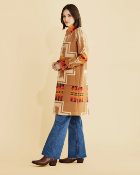 1930's Archive Coat <br> Tan Harding Jacquard