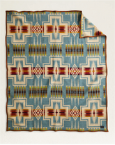 Jacquard Napped Blanket <br> Harding Shale