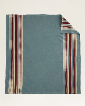 Organic Cotton Throw Gift Pack<br>Marine/Shale