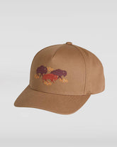 Buffalo Embroidered Hat <br> Taupe