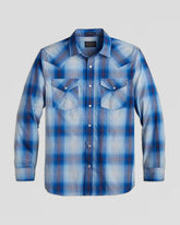 Frontier Shirt - Long-Sleeve <br> Royal/White Ombre