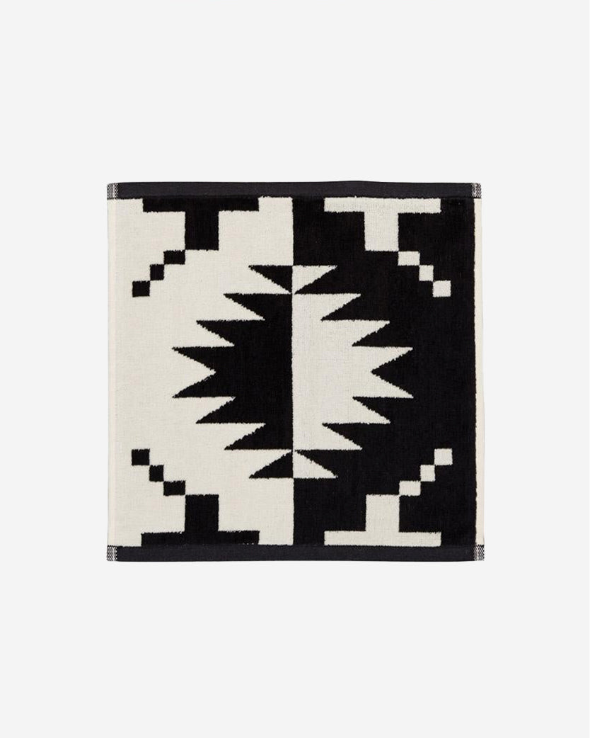 Jacquard Wash Cloth - 3pac<br>Spider Rock Black / White